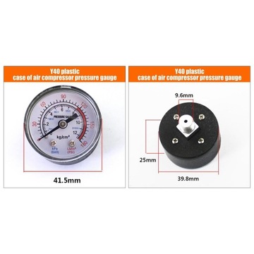 Манометр воздушного компрессора 1,63