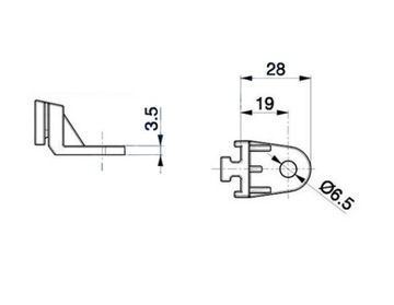 UCHWYT MONTAŻOWY DO WENTYLATORA SPAL