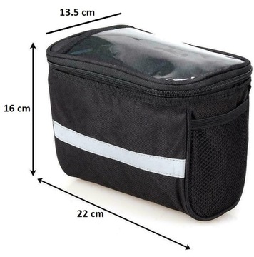 СУМКА ДЛЯ ВЕЛОСИПЕДА НА РУЛЬ, БОЛЬШАЯ ВЕЛОСИПЕДНАЯ СУМКА