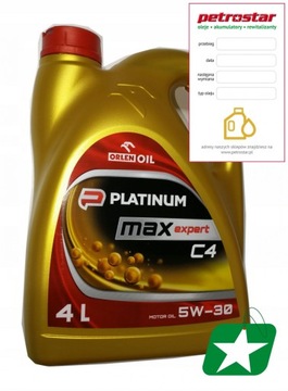 PLATINUM MAXEXPERT C4 5W30 4L
