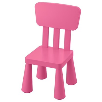 MAMMUT krzesełko IKEA KRZESŁO dziecka RÓŻOWE