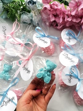 Podziękowania upominki Chrzest święty Baby shower
