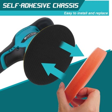 Аккумуляторная полировальная машинка 12 В, 2 аккумулятора 2,0 Ач, 8 скоростей