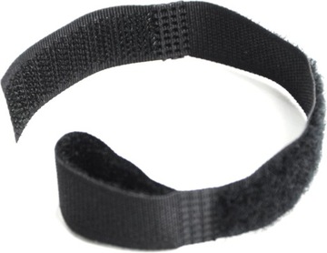Opaska rzepowa rzep do kabli organizer 17cm czarna