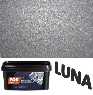 Farba strukturalna FOX DEKORATOR DIAMENTO LUNA 1L