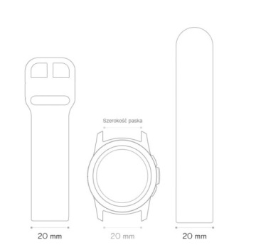 Резиновый ремешок для SmartWatch Watch 20 мм