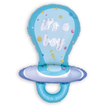 Balon foliowy smoczek Its a boy 97x58cm