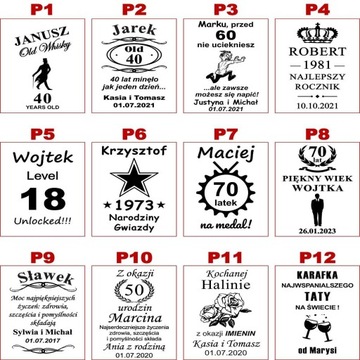 Хрустальный графин Богемия с гравировкой для ликеров - Подарок жене