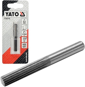 ФРЕЗА, НАПИЛЬНИК ПО МЕТАЛЛИЧЕСКОМУ ЦИЛИНДРУ HSS, 6MM