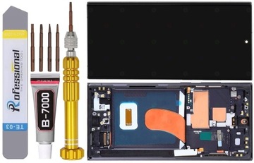 WYŚWIETLACZ DO SAMSUNG GALAXY S23 ULTRA 5G S918 S918B OLED LCD +RAMKA