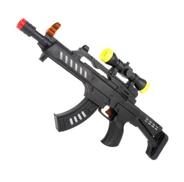 Pistolet elektryczny M416 pistolet zabawkowy chłopiec świecący muzyczny pistolet maszynowy fałszywy pistolet