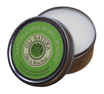 Oli-Natura Bezbarwny Wosk do Mebli Drewna 125ml