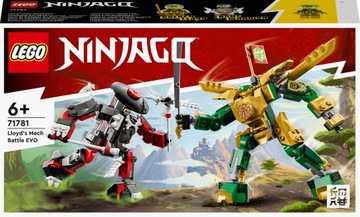 LEGO Ninjago Starcie Lloyda z Mechem EVO 71781