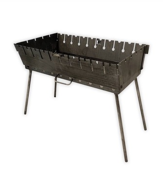 MANGAL 10 GRILL WĘGLOWY WALIZKA GRUBY METAL 2 MM