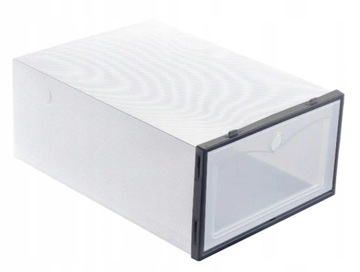 КОРОБКА-КОНТЕЙНЕР-ОРГАНИЗАТОР ДЛЯ ОБУВИ С КЛАПАНОМ ДЛЯ ГАРДЕРОБА 30,5х21х12,5 см