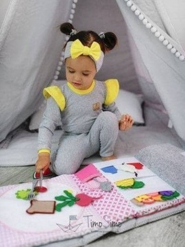 TimoSimo Сенсорная книжка для 3-х лет РУЧНАЯ РАБОТА