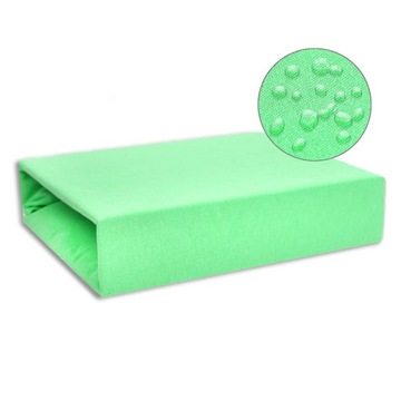 Prześcieradło nieprzemakalne 90x200 cm JERSEY ziel