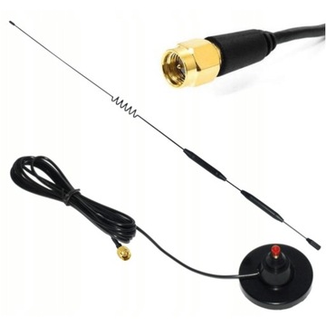 MAGNETYCZNA ANTENA ZEWNĘTRZNA DO MODEMU ROUTERA | 13dBi SMA 5m HUAWEI ZTE