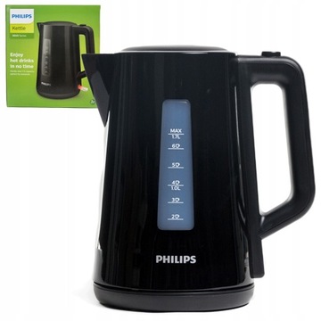 Czajnik elektryczny PHILIPS HD9318/20 Seria 3000 2200W 1,7L czarny