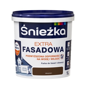 Śnieżka Extra Fasadowa Brązowy 1L