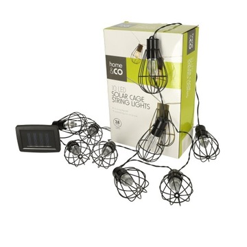 Lampki ogrodowe solarne żarówki loft 10LED