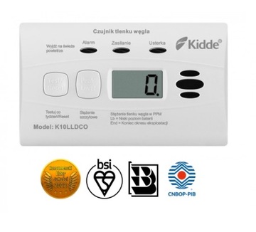 Детектор угарного газа KIDDE K10LLDCO, 10 лет