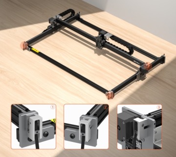 ЛАЗЕРНЫЙ ПЛОТТЕР Гравировальный станок с ЧПУ NEJE MAX 80W 79x103 см E80 БОЛЬШАЯ РАБОЧАЯ ЗОНА