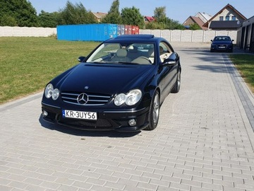 Mercedes CLK W209 Coupe C209 AMG 6.2 V8 (63 AMG) 481KM 2007 Mercedes CLK 63 AMG 6.3 AMG Rarytas Idealny Stan, zdjęcie 1