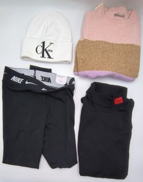 КАРТОННАЯ КОРОБКА МИКС ЖЕНСКАЯ ОДЕЖДА | Calvin Klein, Nike, Desigual, Only — 25 шт.
