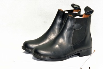 КОЖАНЫЕ БОТИНКИ ДЛЯ ЕЗДЫ, размер 32, вставка 20см.