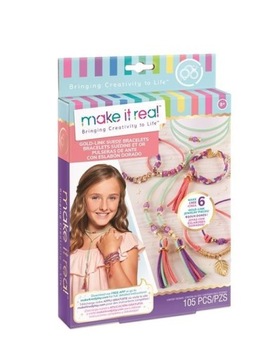 Make it Real Zestaw do tworzenia bransoletek Gold