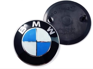BMW EMBLEMAT ZNACZEK LOGO 82mm NA MASKĘ KLAPE