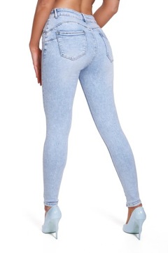 055_ Spodnie damskie jeans rurki - M.sara _r.36