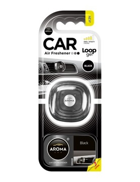 ZAPACH SAMOCHODOWY LOOP GEL BLACK DŁUGOTRWAŁA ZAWIESZKA AUTO ZAPACH AROMA