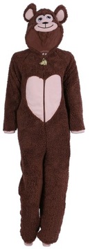 Сплошная пижама коричневого цвета - обезьянка L