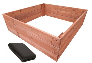 WYSOKI WARZYWNIAK IMPREGNOWANY 120X120x27CM