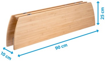 BRUNNER CAPERKING СКЛАДНОЙ ПОСТАВОЧНЫЙ СТОЛ Ø 90см