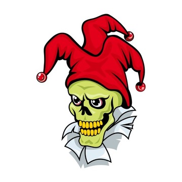 Naprasowanka Joker Dżoker Naklejka Na Odzież 5