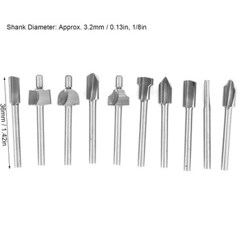 АЛМАЗНЫЕ ФРЕЗЫ МИНИ-ШЛИФНИЦА 10 ШТ.