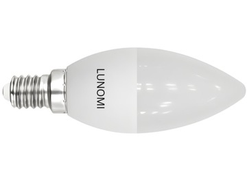 Żarówka LED świeczka, neutralna E14, 2W, C37