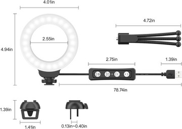 lampa pier?cieniowa do laptopa, konferencji, zestaw o?wietleniowy z