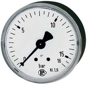Manometr,przyl. tylne centrycznym 63mm 0-4 baryG1/4