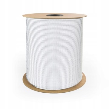 Парусный канат POLYPROPYLENE 6 мм оплетка белый прочный гладкий 20 м
