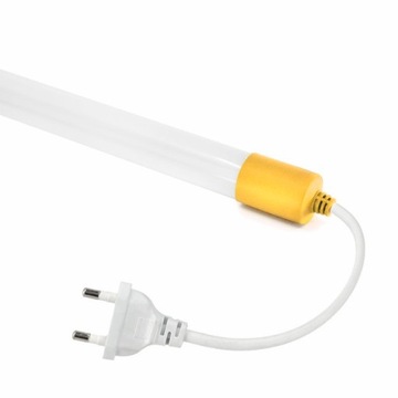 ŚWIETLÓWKA LED NEON 230V 18W 120CM ŻÓŁTA Z WTYCZKĄ