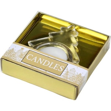 Подсвечник елочный + ЛОГОТИП полноцветный 50 шт.