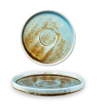 VERLO BRASSI SPODEK DO FILIŻANKI ESPRESSO 12 CM WYSOKA JAKOŚĆ PORCELANY