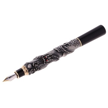 Перьевая ручка Jinhao Chinese Dragon / Коричневый Basso Relievo Medium