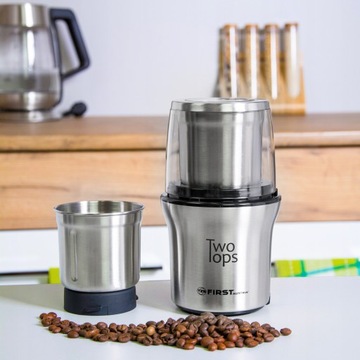 MŁYNEK ELEKTRYCZNY DO KAWY ZIÓŁ PRZYPRAW STAL INOX