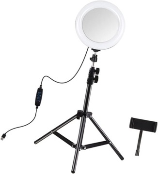 1 Zestaw Strumień Strzelanie Lampa Wideo LED Uchwyt Kółko Telefon Do