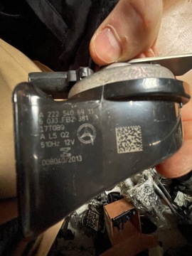 KLAKSON MERCEDES W222 A2225406911